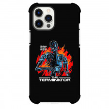 The Terminator Phone Case For iPhone Samsung Galaxy Pixel OnePlus Vivo Xiaomi Asus Sony Motorola Nokia - The Terminator Funny Illustration Art On Black Background