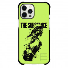 The Substance Phone Case For iPhone Samsung Galaxy Pixel OnePlus Vivo Xiaomi Asus Sony Motorola Nokia - The Substance Neon Green Liquid Silhouette Art Poster