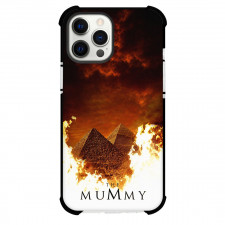 The Mummy 1999 Phone Case For iPhone Samsung Galaxy Pixel OnePlus Vivo Xiaomi Asus Sony Motorola Nokia - The Mummy 1999 Burning Pyramid Minimalist Poster