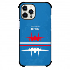 Top Gun Phone Case For iPhone Samsung Galaxy Pixel OnePlus Vivo Xiaomi Asus Sony Motorola Nokia - Top Gun Minimalist Blue Poster