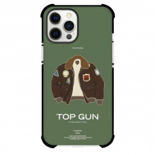 Top Gun Phone Case For iPhone Samsung Galaxy Pixel OnePlus Vivo Xiaomi Asus Sony Motorola Nokia - Top Gun Tom Cruise Jacket Minimalist Art On Blue Background