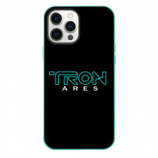 Tron Ares Phone Case For iPhone Samsung Galaxy Pixel OnePlus Vivo Xiaomi Asus Sony Motorola Nokia - Tron Ares Logo On Black Background