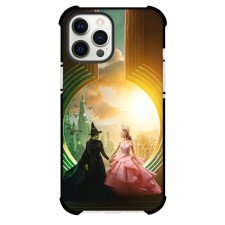 Wicked Phone Case For iPhone Samsung Galaxy Pixel OnePlus Vivo Xiaomi Asus Sony Motorola Nokia - Wicked Witch and Glinda Holding Each Other City Background