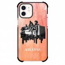 Atlanta Phone Case For iPhone Samsung Galaxy Pixel OnePlus Vivo Xiaomi Asus Sony Motorola Nokia - Atlanta Grayscale And Orange Combination Poster