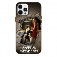 American Horror Story Phone Case For iPhone Samsung Galaxy Pixel OnePlus Vivo Xiaomi Asus Sony Motorola Nokia - American Horror Story Characters Wall Ripped Series Poster