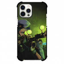 Famous Television Series Arcane Caitlyn Phone Case For iPhone Samsung Galaxy Pixel OnePlus Vivo Xiaomi Asus Sony Motorola Nokia - Caitlyn Fight Pose