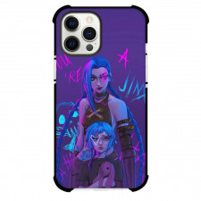 Arcane Jinx Phone Case For iPhone Samsung Galaxy Pixel OnePlus Vivo Xiaomi Asus Sony Motorola Nokia - Arcane Jinx Fan Art Neon Effect Poster