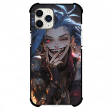 Arcane Jinx Phone Case For iPhone Samsung Galaxy Pixel OnePlus Vivo Xiaomi Asus Sony Motorola Nokia - Arcane Jinx Smiling Portrait Poster