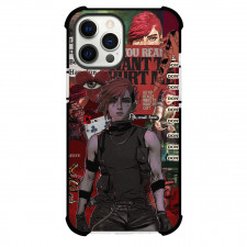 Arcane Phone Case For iPhone Samsung Galaxy Pixel OnePlus Vivo Xiaomi Asus Sony Motorola Nokia - Arcane Vi Standing Art On Graphic Background