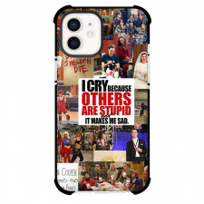 The Big Bang Theory Phone Case For iPhone Samsung Galaxy Pixel OnePlus Vivo Xiaomi Asus Sony Motorola Nokia - The Big Bang Theory I Cry Because Other Are Stupid Collage Poster