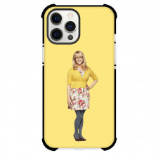 The Big Bang Theory Phone Case For iPhone Samsung Galaxy Pixel OnePlus Vivo Xiaomi Asus Sony Motorola Nokia - The Big Bang Theory Bernadette Rostenkowski Standing On Yellow Background