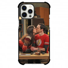 The Big Bang Theory Phone Case For iPhone Samsung Galaxy Pixel OnePlus Vivo Xiaomi Asus Sony Motorola Nokia - Sheldon Cooper And Amy First Kiss Poster