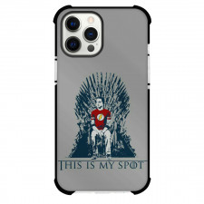 The Big Bang Theory Phone Case For iPhone Samsung Galaxy Pixel OnePlus Vivo Xiaomi Asus Sony Motorola Nokia - Sheldon Cooper My Spot Illustration On Gray Background