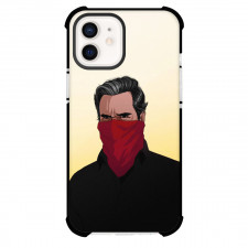 Better Call Saul Phone Case For iPhone Samsung Galaxy Pixel OnePlus Vivo Xiaomi Asus Sony Motorola Nokia - Lalo Salamanca Wearing Red Mask Illustration Art