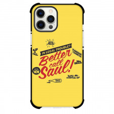 Better Call Saul Phone Case For iPhone Samsung Galaxy Pixel OnePlus Vivo Xiaomi Asus Sony Motorola Nokia - Better Call Saul Logo On Yellow Background