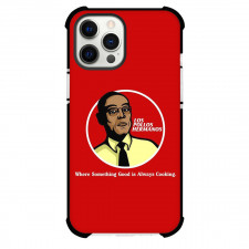 Breaking Bad Phone Case For iPhone Samsung Galaxy Pixel OnePlus Vivo Xiaomi Asus Sony Motorola Nokia - Gustavo Fring Los Pollos Hermanos Portrait Illustration Red Background