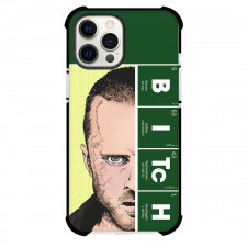 Breaking Bad Phone Case For iPhone Samsung Galaxy Pixel OnePlus Vivo Xiaomi Asus Sony Motorola Nokia - Jesse Pinkman Bitch Half Face Portrait Illustration Art
