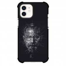 Breaking Bad Phone Case For iPhone Samsung Galaxy Pixel OnePlus Vivo Xiaomi Asus Sony Motorola Nokia - Walter White Amazing Drawing In Black Background