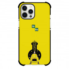 Breaking Bad Phone Case For iPhone Samsung Galaxy Pixel OnePlus Vivo Xiaomi Asus Sony Motorola Nokia - Walter White All Bad Things Quote Yellow Background