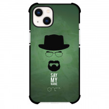 Breaking Bad Phone Case For iPhone Samsung Galaxy Pixel OnePlus Vivo Xiaomi Asus Sony Motorola Nokia - Walter White Say My Name Green Poster