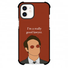 Daredevil Phone Case For iPhone Samsung Galaxy Pixel OnePlus Vivo Xiaomi Asus Sony Motorola Nokia - Matt Murdock Minimalist Portrait I am A Really Good Lawyer Poster