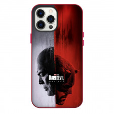 Daredevil Born Again Phone Case For iPhone Samsung Galaxy Pixel OnePlus Vivo Xiaomi Asus Sony Motorola Nokia - Daredevil Born Again King Pin Daredevil Half Face on White and Red Background