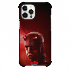 Daredevil Born Again Phone Case For iPhone Samsung Galaxy Pixel OnePlus Vivo Xiaomi Asus Sony Motorola Nokia - Daredevil Born Again Side Portrait on Red Smoky Background