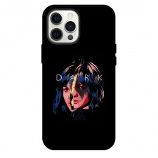 Dark Phone Case For iPhone Samsung Galaxy Pixel OnePlus Vivo Xiaomi Asus Sony Motorola Nokia - Dark Netflix Series Sliced Avatar Of Martha On Black Background