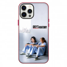 Greys Anatomy Phone Case For iPhone Samsung Galaxy Pixel OnePlus Vivo Xiaomi Asus Sony Motorola Nokia - Greys Anatomy Cristina Yang And Meredith Grey Sitting On A Hospital Hallway Floor Poster