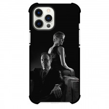 House of Cards Phone Case For iPhone Samsung Galaxy Pixel OnePlus Vivo Xiaomi Asus Sony Motorola Nokia - House of Cards Claire And Francis Grayscale Poster