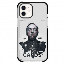 House of Cards Phone Case For iPhone Samsung Galaxy Pixel OnePlus Vivo Xiaomi Asus Sony Motorola Nokia - House of Cards Grayscale Poster Illustration By Adam Spizak