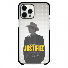 Justified Phone Case For iPhone Samsung Galaxy Pixel OnePlus Vivo Xiaomi Asus Sony Motorola Nokia - Justified - TV Show Grayscale Poster