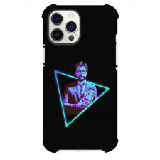 Money Heist La casa de papel Professor Phone Case For iPhone Samsung Galaxy Pixel OnePlus Vivo Xiaomi Asus Sony Motorola Nokia - Professor Portrait Neon Vector Art