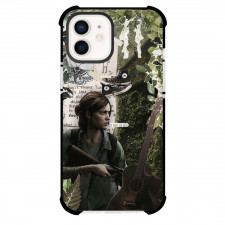 The Last of Us Phone Case For iPhone Samsung Galaxy Pixel OnePlus Vivo Xiaomi Asus Sony Motorola Nokia - Ellie Williams Holding Rifle On Greenary Background