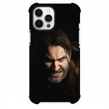 The Last of Us Phone Case For iPhone Samsung Galaxy Pixel OnePlus Vivo Xiaomi Asus Sony Motorola Nokia - Tommy Miller Angry Portrait On Black Background
