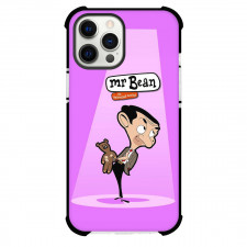 Mr. Bean Phone Case For iPhone Samsung Galaxy Pixel OnePlus Vivo Xiaomi Asus Sony Motorola Nokia - Mr. Bean The Animated Series Poster Purple Background
