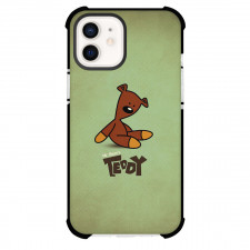 Mr. Bean Phone Case For iPhone Samsung Galaxy Pixel OnePlus Vivo Xiaomi Asus Sony Motorola Nokia - Mr. Bean Teddy On Green Background