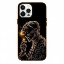 Peaky Blinders Tommy Shelby Phone Case For iPhone Samsung Galaxy Pixel OnePlus Vivo Xiaomi Asus Sony Motorola Nokia - Tommy Shelby Smoking Side Portrait