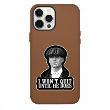Peaky Blinders Tommy Shelby Phone Case For iPhone Samsung Galaxy Pixel OnePlus Vivo Xiaomi Asus Sony Motorola Nokia - Tommy Shelby Wont Quit Portrait Sticker