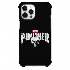 The Punisher Case For iPhone Samsung Galaxy Pixel OnePlus Vivo Xiaomi Asus Sony Motorola Nokia - The Punisher Logo and Icon Black Background