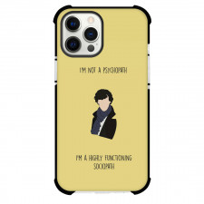 Sherlock Phone Case For iPhone Samsung Galaxy Pixel OnePlus Vivo Xiaomi Asus Sony Motorola Nokia - Sherlock Homes Quote I Am Not A Psychopath I Am A Highly Functioning Sociopath