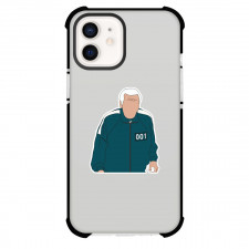 Squid Game Phone Case For iPhone Samsung Galaxy Pixel OnePlus Vivo Xiaomi Asus Sony Motorola Nokia - Oh Il-Nam 001 Minimalist Art Sticker
