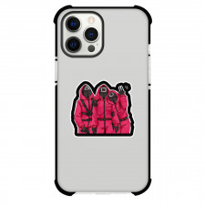 Squid Game Phone Case For iPhone Samsung Galaxy Pixel OnePlus Vivo Xiaomi Asus Sony Motorola Nokia - Squid Game Pink Soldier Squad Sticker
