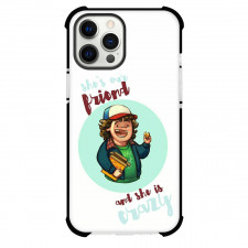 Stranger Things Dustin Phone Case For iPhone Samsung Galaxy Pixel OnePlus Vivo Xiaomi Asus Sony Motorola Nokia - Dustin She's Our Friend and Crazy Portrait Art