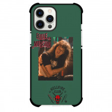 Stranger Things Eddie Munson Phone Case For iPhone Samsung Galaxy Pixel OnePlus Vivo Xiaomi Asus Sony Motorola Nokia - Eddie Munson Real Lifestyle Wall Art with Green Background