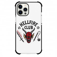 Stranger Things Phone Case For iPhone Samsung Galaxy Pixel OnePlus Vivo Xiaomi Asus Sony Motorola Nokia - Stranger Things Hellfire Club Logo on Grey Background