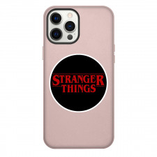 Stranger Things Phone Case For iPhone Samsung Galaxy Pixel OnePlus Vivo Xiaomi Asus Sony Motorola Nokia - Stranger Things Red Text Logo on Black Background