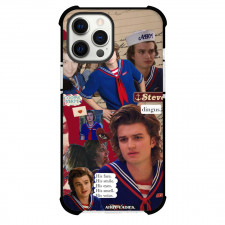 Stranger Things Steve Phone Case For iPhone Samsung Galaxy Pixel OnePlus Vivo Xiaomi Asus Sony Motorola Nokia - Steve Harrington Wear Blue Costume Collage