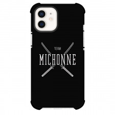 The Walking Dead Phone Case For iPhone Samsung Galaxy Pixel OnePlus Vivo Xiaomi Asus Sony Motorola Nokia - Team Michonne Logo On Black Background