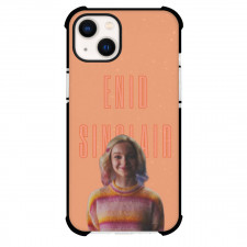 Wednesday Phone Case For iPhone Samsung Galaxy Pixel OnePlus Vivo Xiaomi Asus Sony Motorola Nokia - Enid Sinclair Portrait On Orange Background